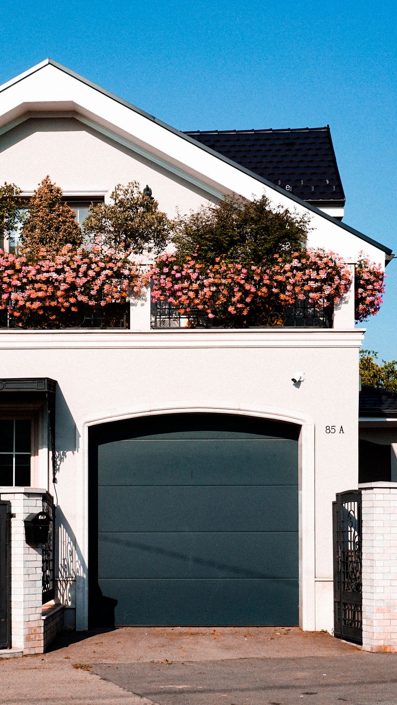 Modern garage door installation